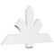 Ekena Millwork Redmond Architectural Grade PVC Gable Bracket, 48"W x 24"H x 2"D x 6"F, 12/12 Pitch GBP048X24X0206RED00 - alternate 1